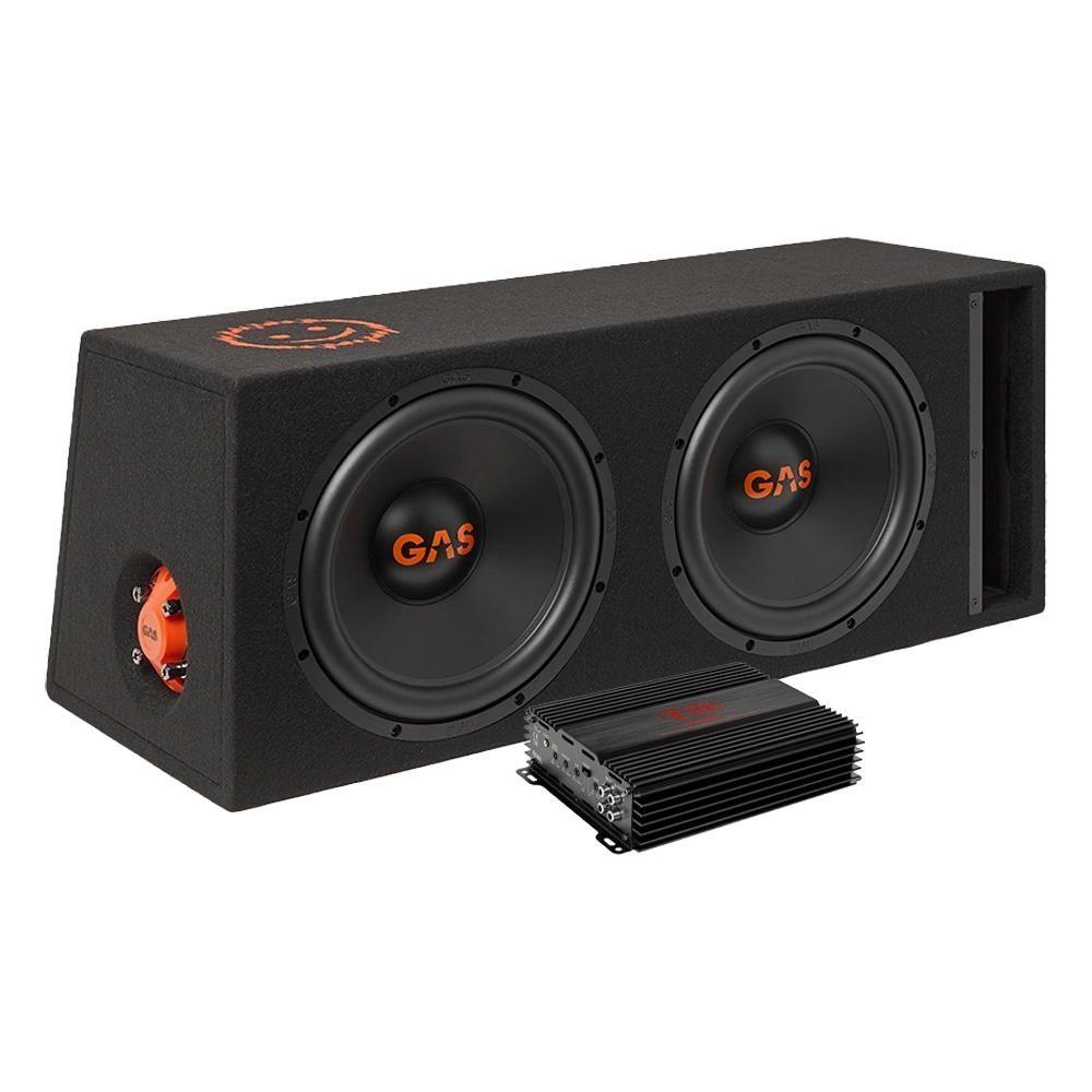 GAS MAD B2-212V Bass Habit RA2000W:n kanssa, bassopaketti