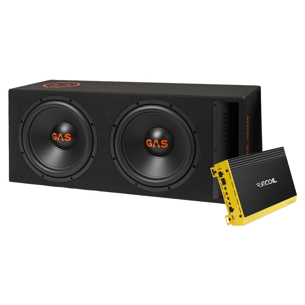 GAS MAD B2-212V Recoil RL1000.1:n kanssa, 2x12