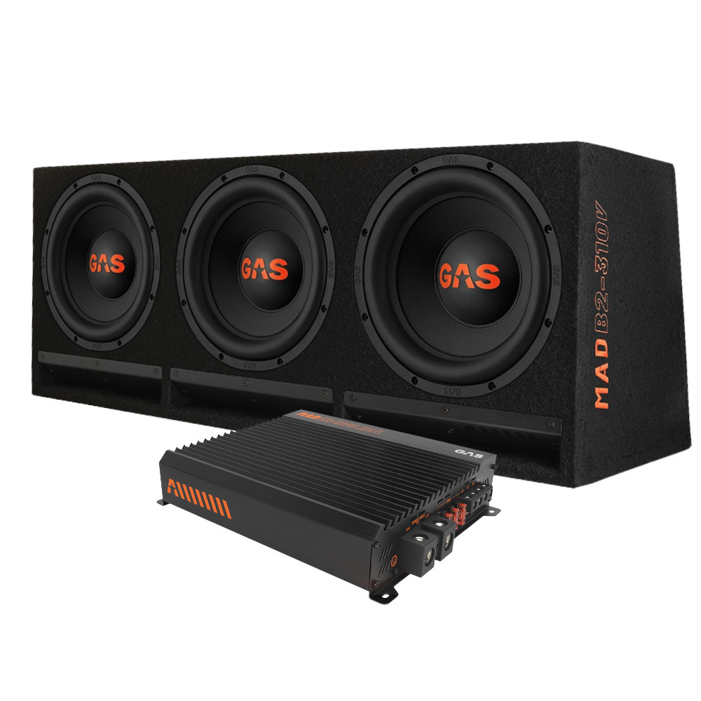 GAS MAD B2-310V ja MAD A2-1200.1DFL, bassopaketti