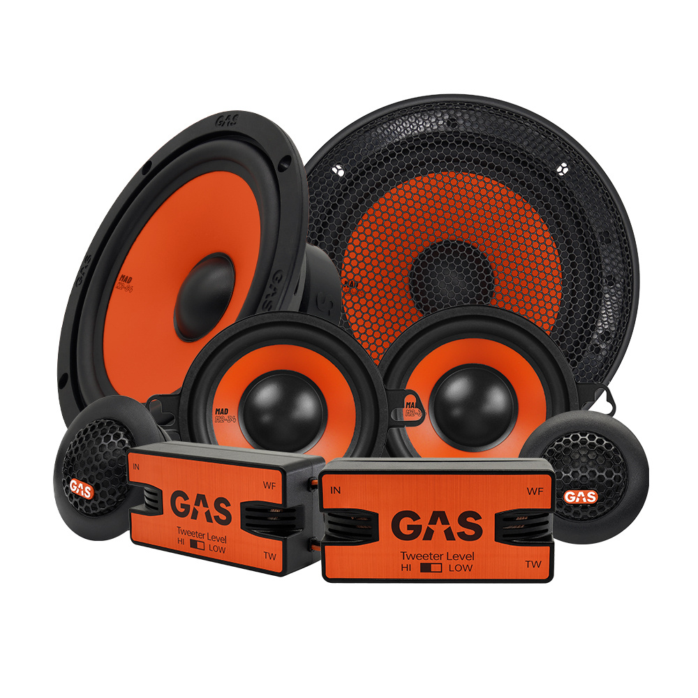 GAS MAD K2-64 & MAD M2-34, 3-tie 6.5 tuuman kitsysteemi