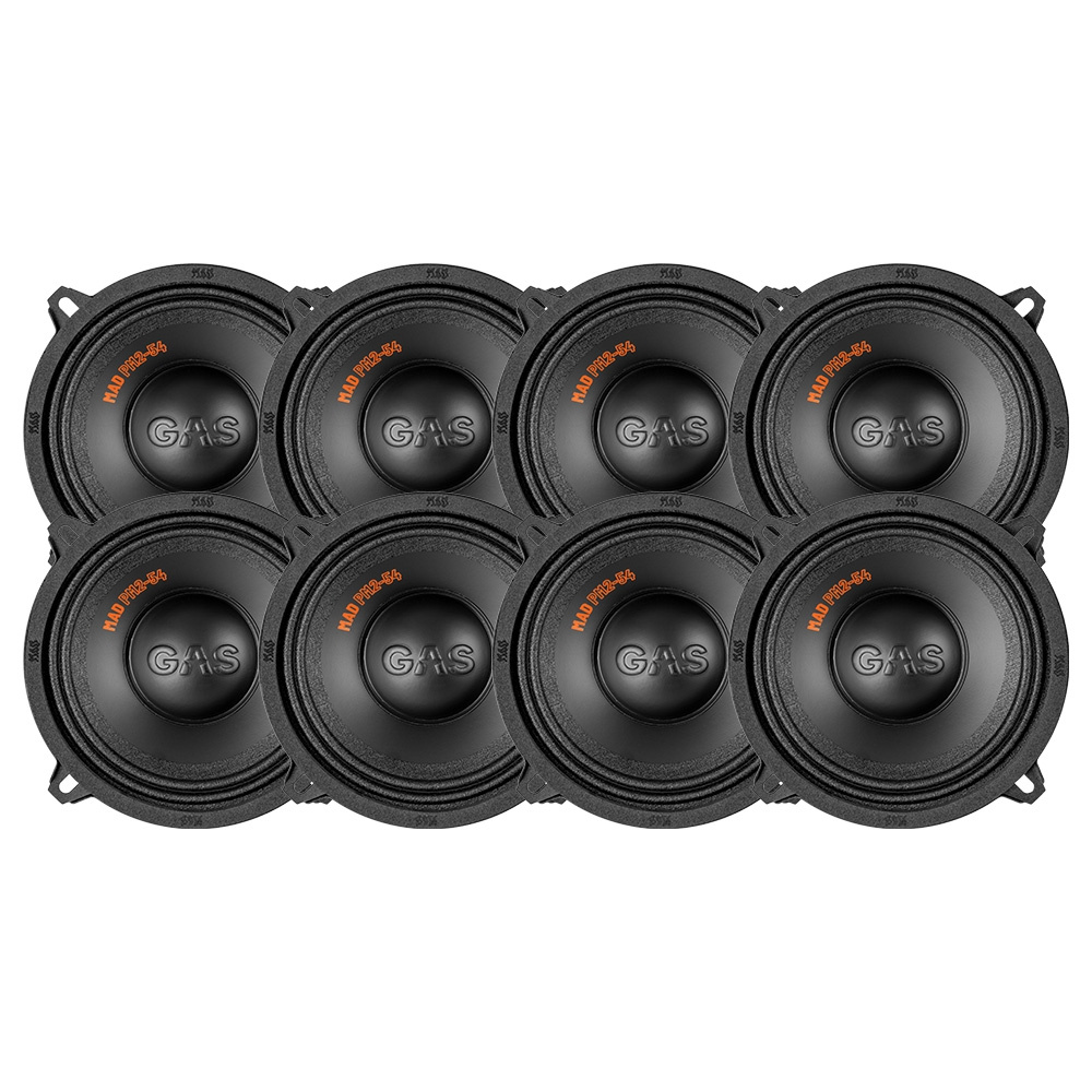 8-pack GAS MAD PM2-54, 5,25 tuuman midbassot