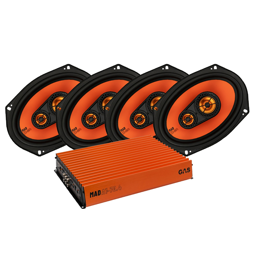 4-pakkaus GAS MAD X1-694 & MAD A1-70.4, hattuhyllypaketti