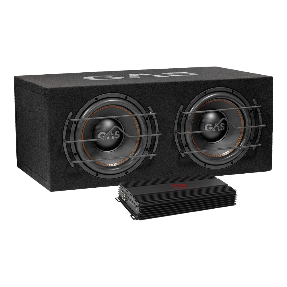 GAS MAX B1-212 bassopaketti RA3600W:llä
