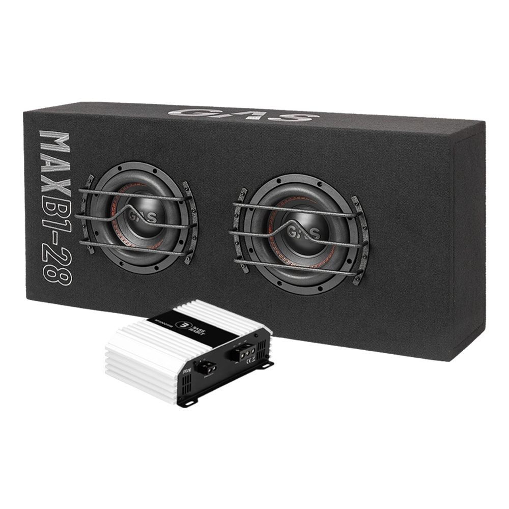 GAS MAX B1-28 Bass Habit SP12001FR:n kanssa, 2x8 bassopaketti