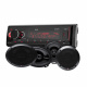 GAS MAX M140-BTX & Rockford Fosgate PUNCH-kaiuttimet, autostereopaketti GAS MAX M140-BTX & Rockford Fosgate PUNCH-kaiuttimet, autostereopaketti