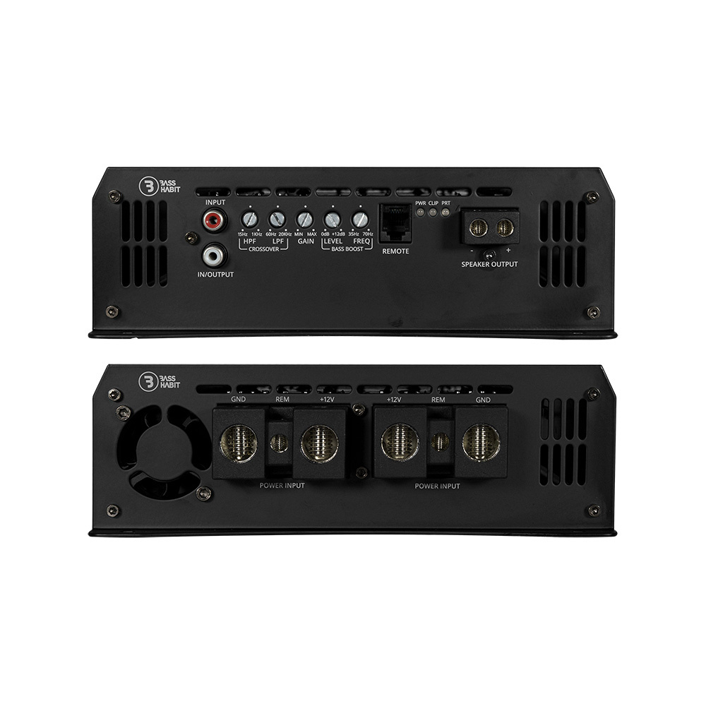 4-pakkaus GAS MAX S1-8D1 & Bass Habit SPL ELITE 5100.1DF, basspaketti