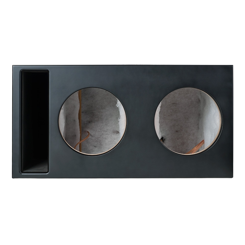 Portattu 2x12 tuuman Comp-kotelo kahdella GAS MAX S2-12D1 -kaiuttimella