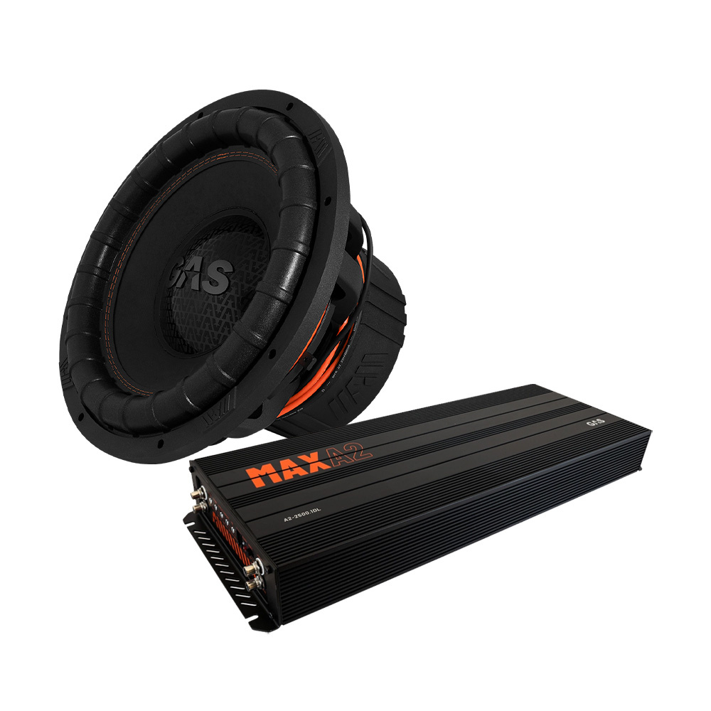 GAS MAX S2-15D2 & A2-2500.1DL, bassopaketti