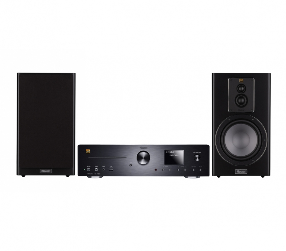 Magnat MC400 & Signature S603 Mustat stereopaket jalustakaiuttimet