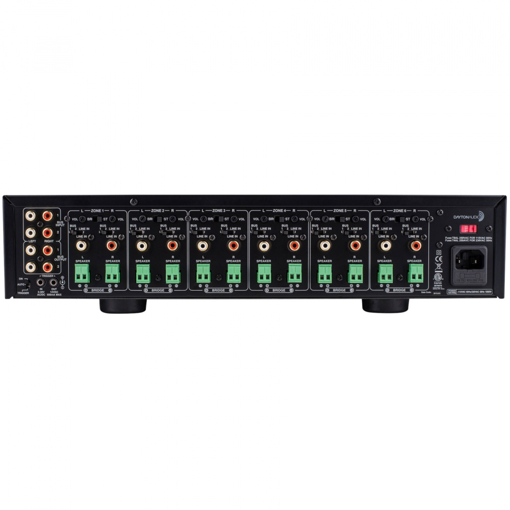 Dayton Audio MA1240 & 2 paria ME825W sisäänrakennettua kaiutinta