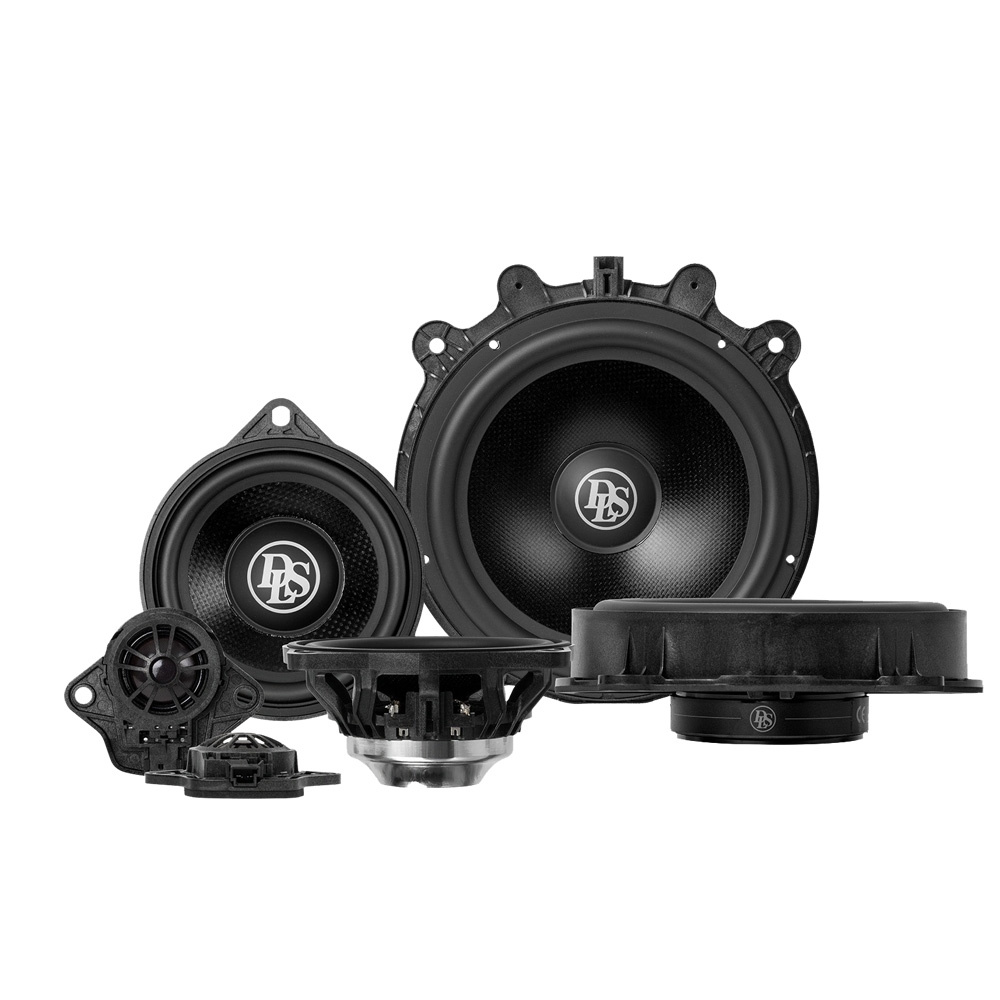 DLS Cruise kaiutinpaketti Tesla Model 3/Y:lle, etujärjestelmä