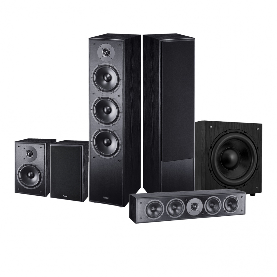 Magnat Monitor S70 5.1 kaiutinpaketti W120:llä, musta