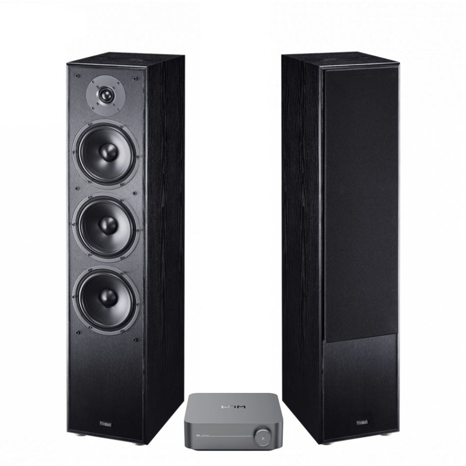 Wiim Amp & mustat Magnat MS70, 2.0 stereopaketti