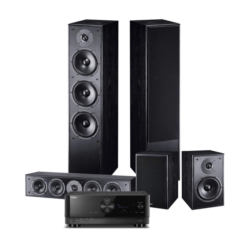 Magnat Monitor S70 5.0 kotiteatteripaketti Yamaha RX-V6A:n kanssa