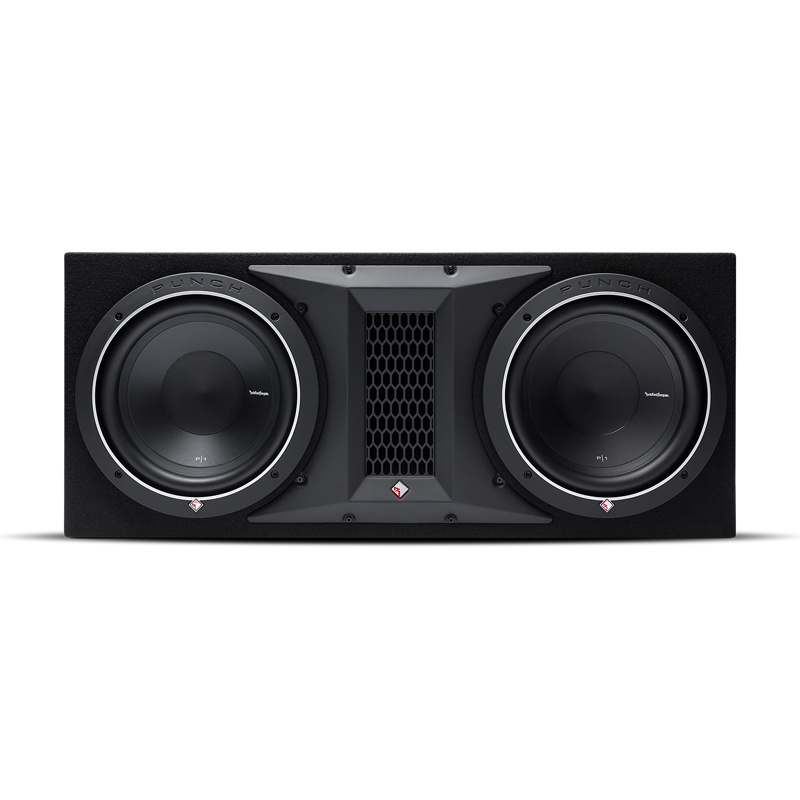 Rockford Fosgate P1-2X10 ja Bass Habit RA2000W, bassopaketti
