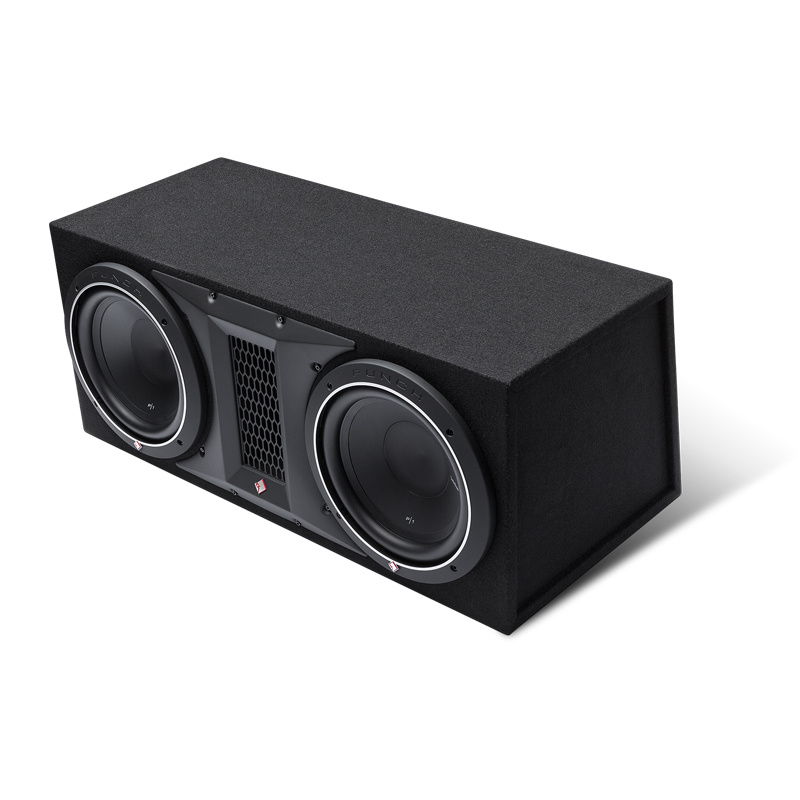Rockford Fosgate P1-2X10 ja Bass Habit RA2000W, bassopaketti