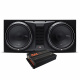 Rockford Fosgate P2-2X12 ja MAX A2-800.1D Rockford Fosgate P2-2X12 ja MAX A2-800.1D