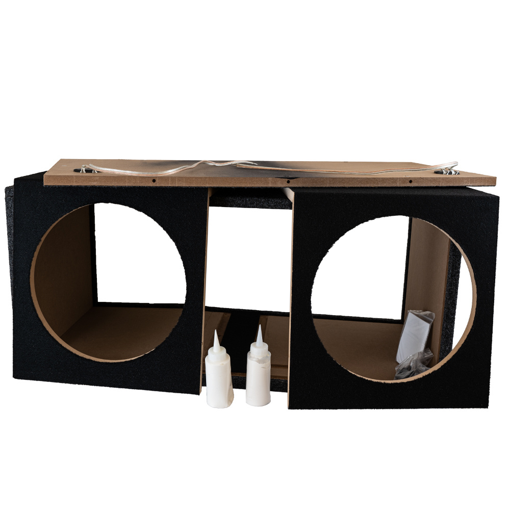 2-pakkaus Rockford Fosgate P3D2-12 & Bass Habit SE550.2DF, bassopaketti rakennussarjana