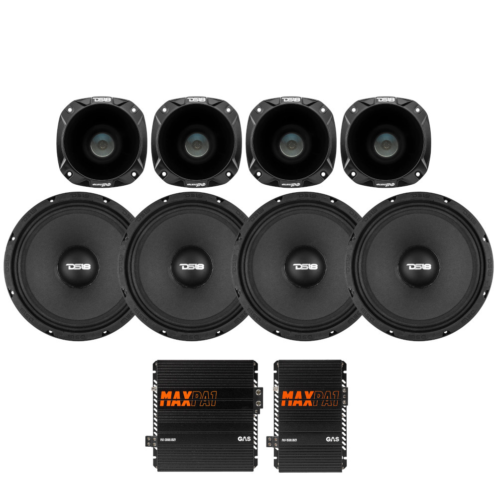 DS18 Pancadão-paketti vahvistimella, suuri