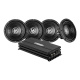 4-pack DLS PE8.D2 PE1.1000:n kanssa, 4x8 tuuman bassopaketti 4-pack DLS PE8.D2 PE1.1000:n kanssa, 4x8 tuuman bassopaketti