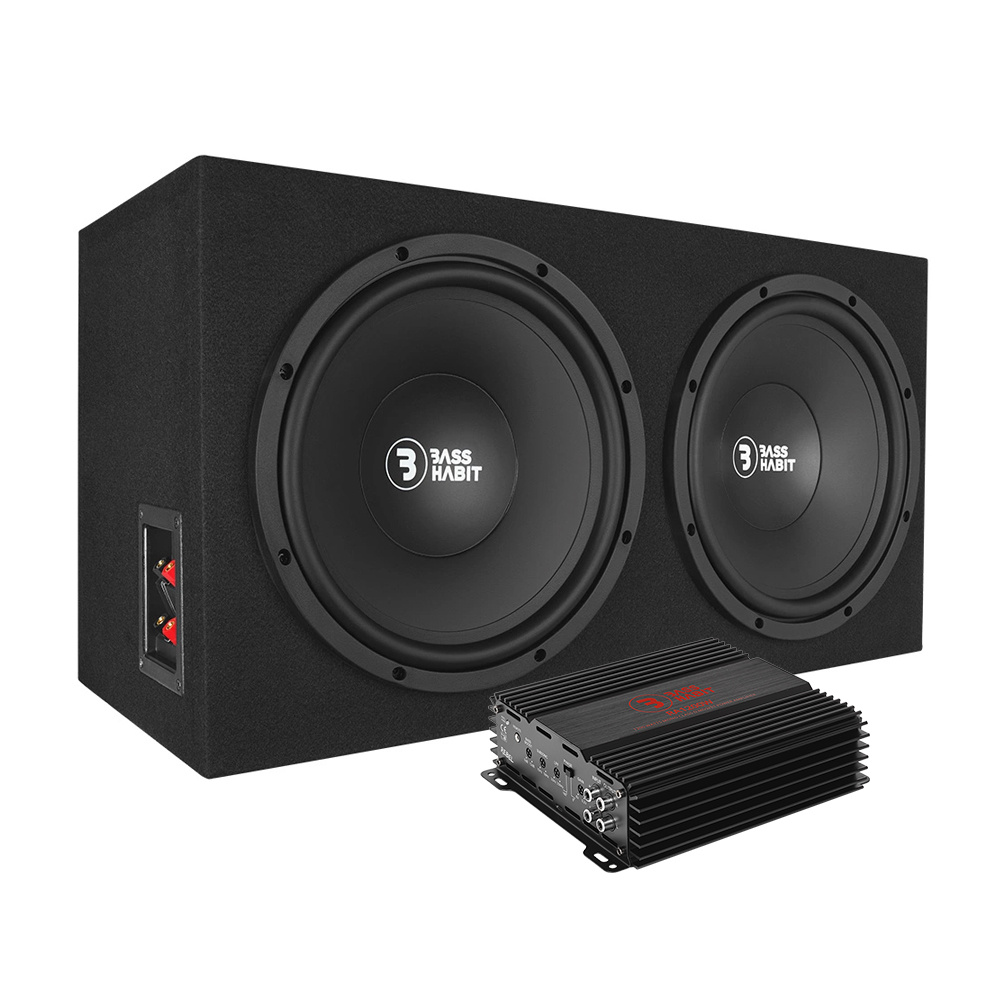 Bass Habit Play PL212 & Rebel RA1200W, edullinen bassopaketti