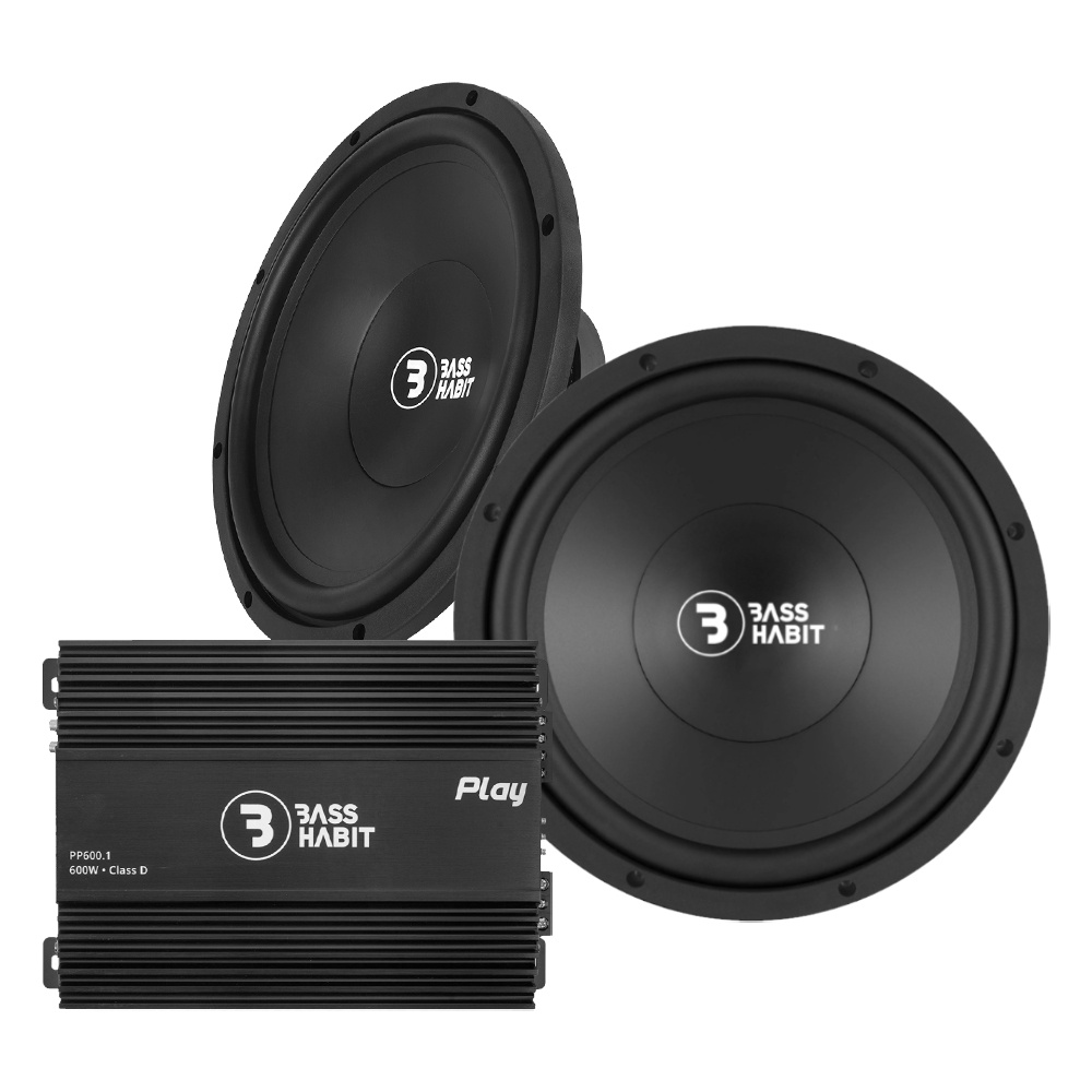 2-pack Bass Habit P300 & Play Power 600.1 (gen. 2), bassarja