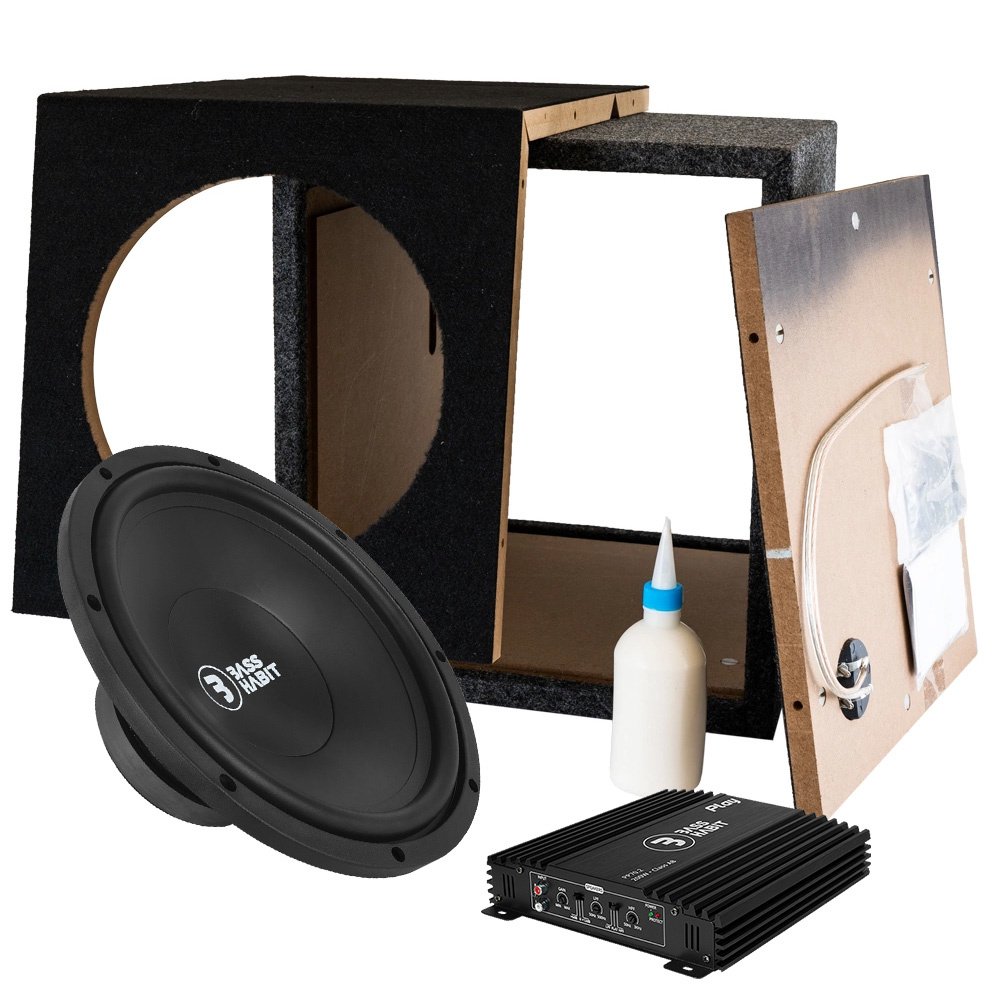 Bass Habit PL300 laatikossa PP 70.2 (gen. 2), bassopaketti rakennussarjana