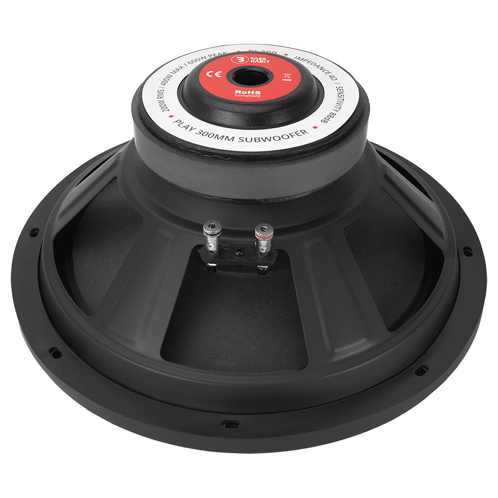 4-pack Bass Habit PL300, 12 tums baselement