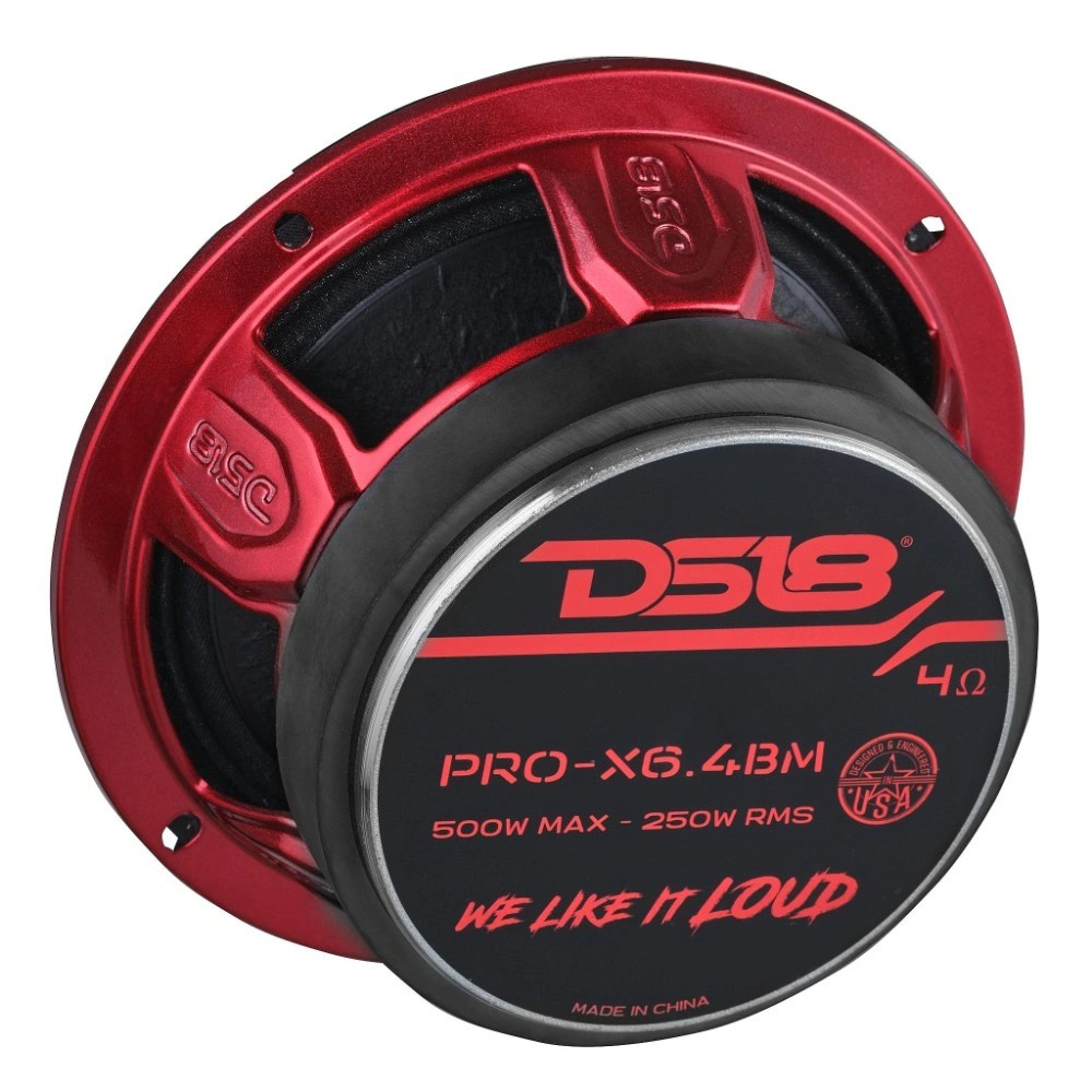 4-pack DS18 PRO-X6.4BM, 6,5 tuuman midbasso