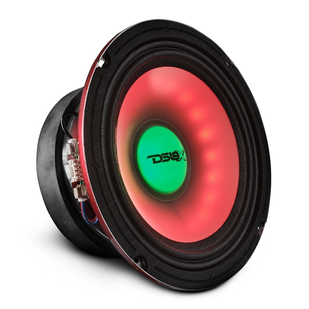 4-pack DS18 PRO-X6.4RGB, 6,5 tuuman RGB LED-keskiäänet
