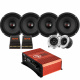 4-pack DS18 PRO-X8.4M ja PRO-TW120, SPL-paketti vahvistimella 4-pack DS18 PRO-X8.4M ja PRO-TW120, SPL-paketti vahvistimella