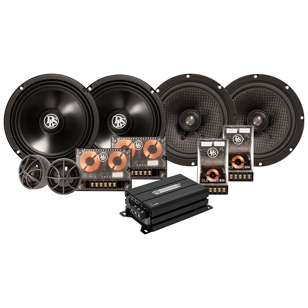 DLS Reference & Performance etu- & takajärjestelmä vahvistimella