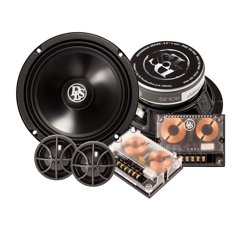 DLS Reference & Performance etu- & takajärjestelmä vahvistimella