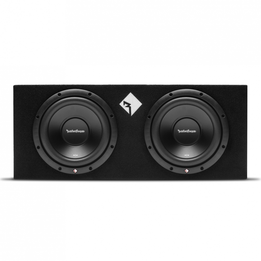 Rockford Fosgate R2-2X10 ja Bass Habit RA2000W, bassopaketti