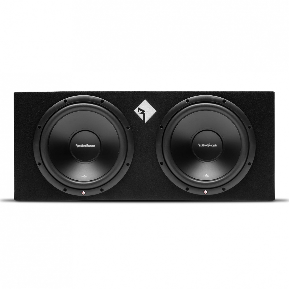 Rockford Fosgate R2-2X12 baspaketti & Play SPL64 raggarplanka vahvistimella