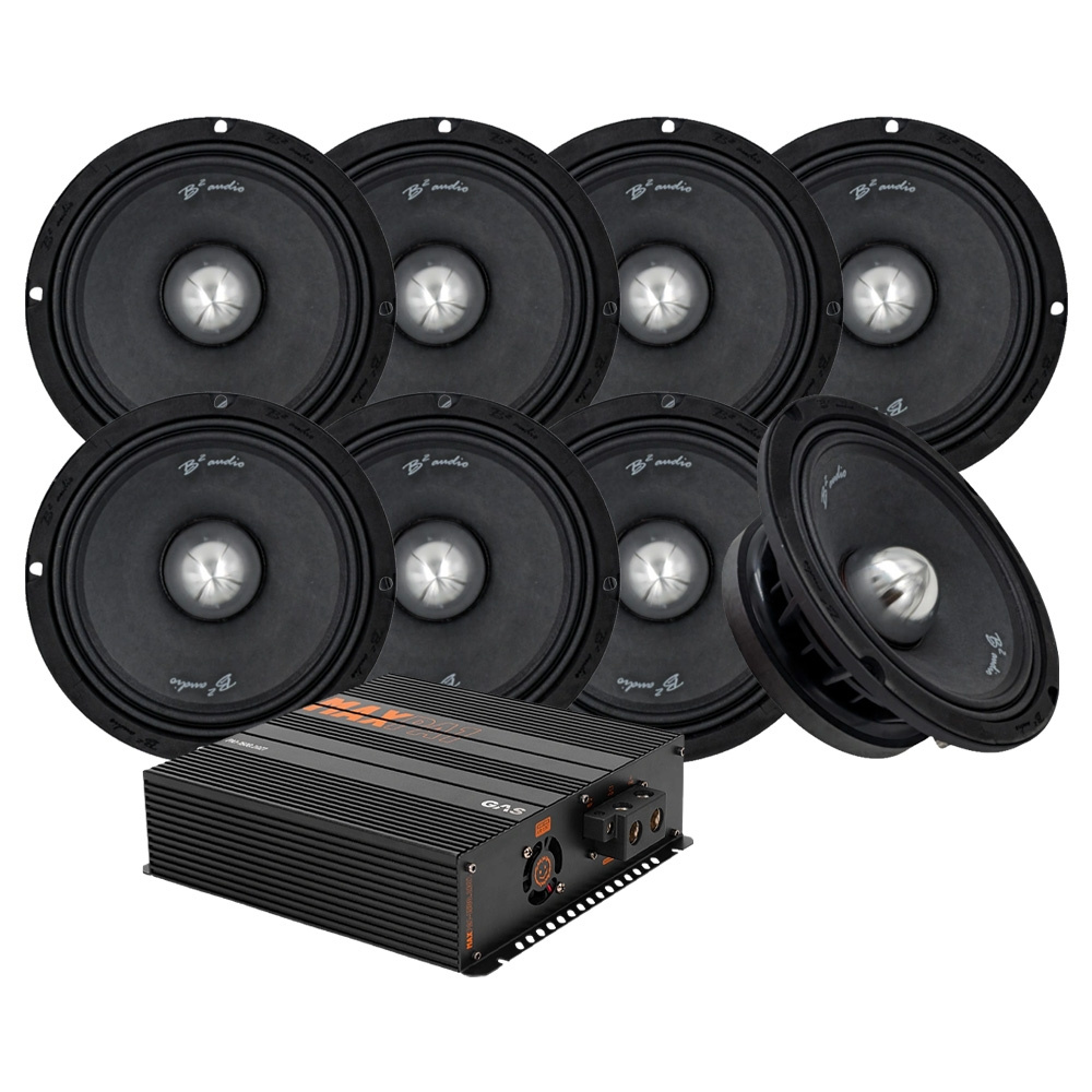 8-pack B2 RAGE8PV3 MAX PA1-1500.2DZ1:n kanssa, SPL-paketti