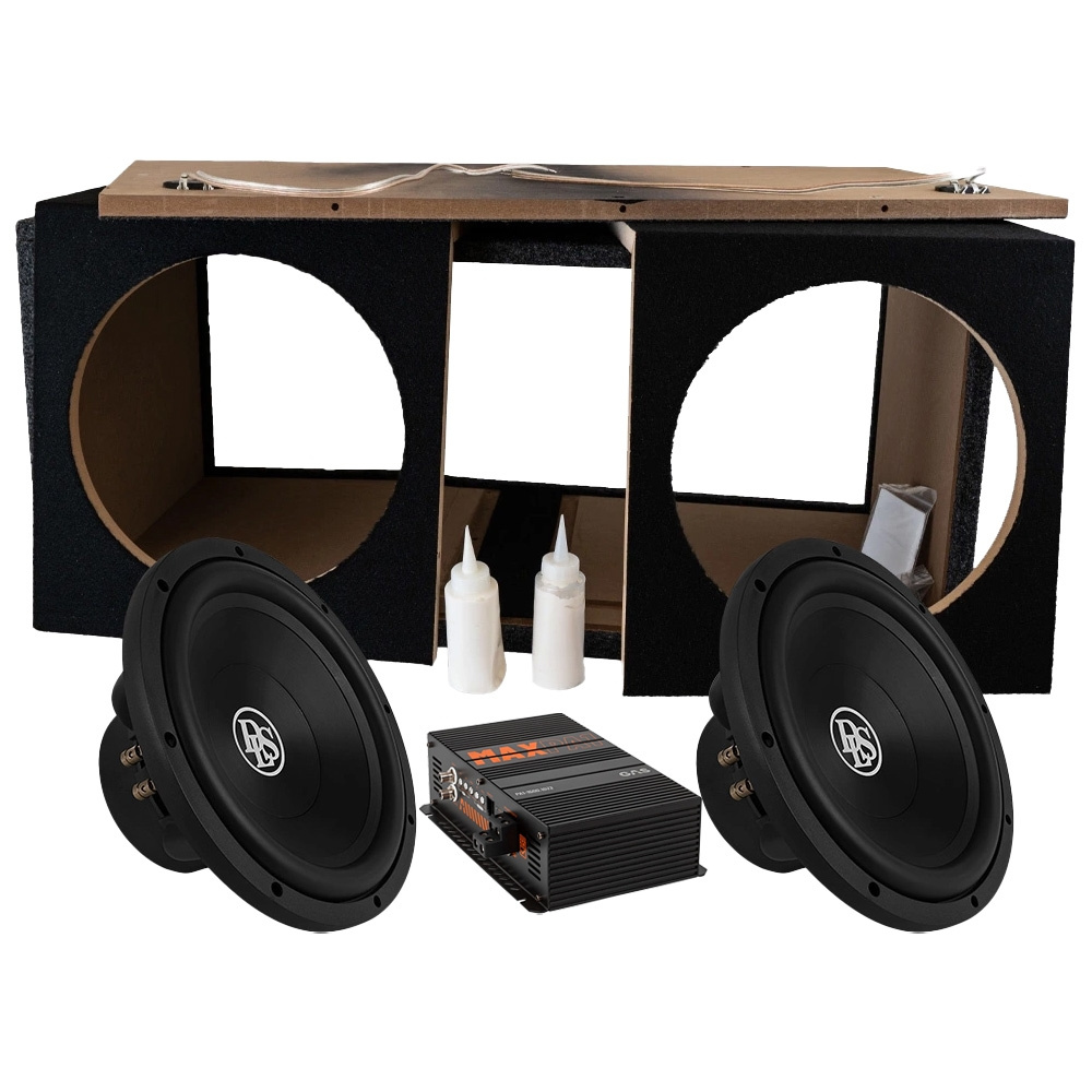 DLS Reference 2x12 tuuman bassokotelo rakennussarjana vahvistimella