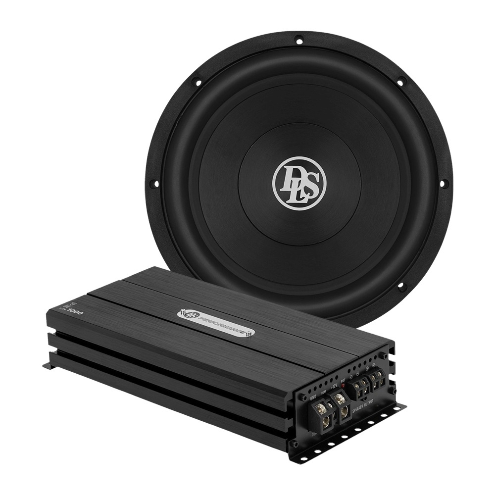DLS RCW12.D2 ja PE1.1000, 1x12 tuuman bassopaketti