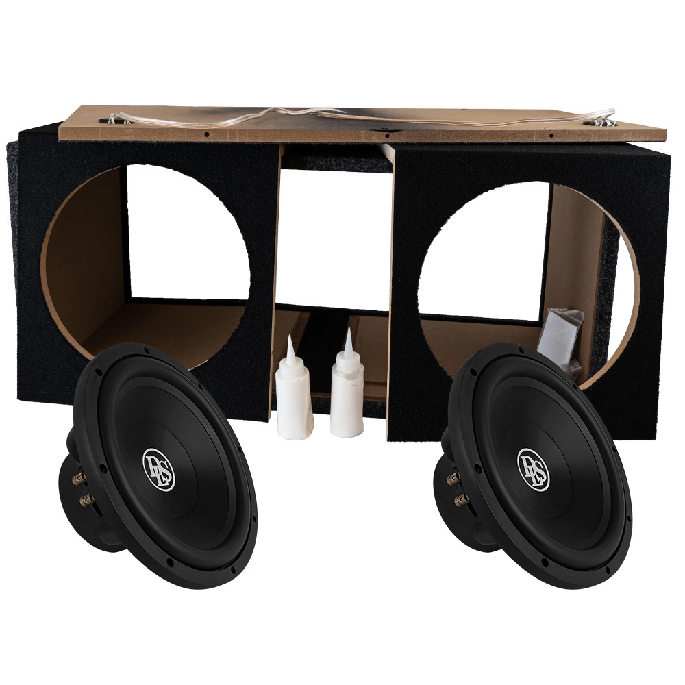 2-pakkaus DLS Reference 2x12 tuuman bassokki RCW12.D2:lla, rakennussarjana