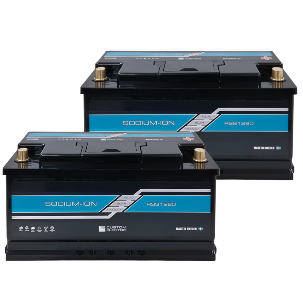 Akkupaketti, 2-pack CustomElectro RSS v2 12-90 Sodium-Ion