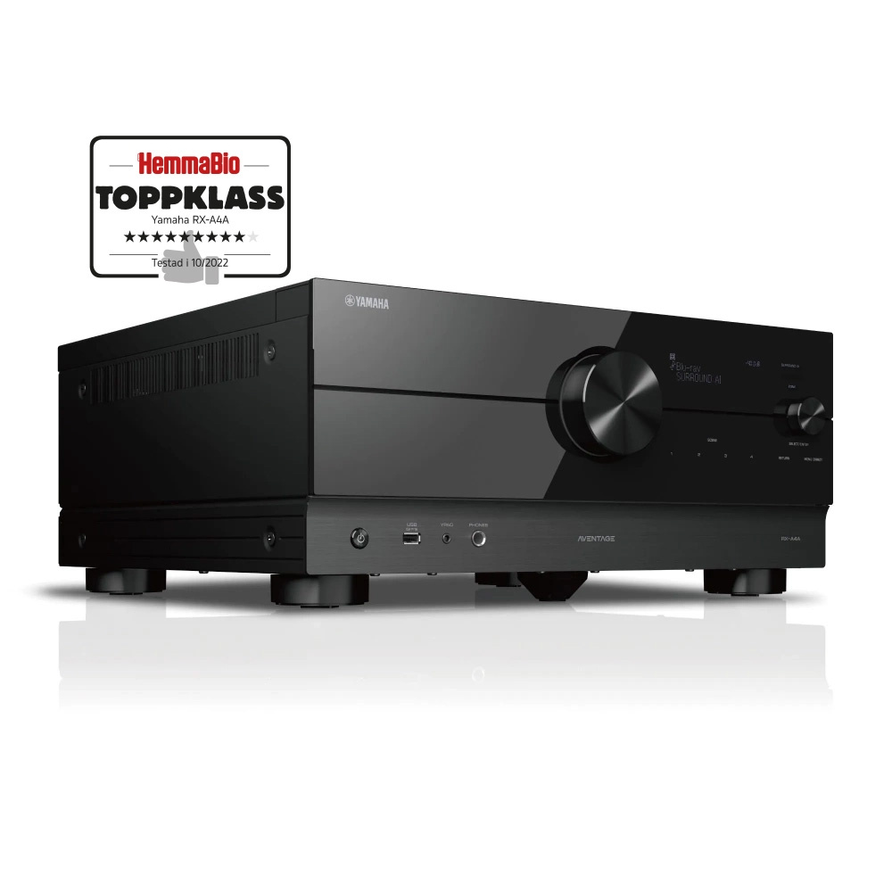 Yamaha RX-A4A Dynavoice Definition -kaiuttimilla, 5.1 kotiteatteripaketti