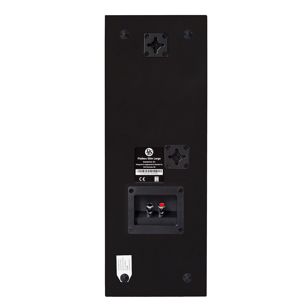 Yamaha RX-V4A & DLS Flatbox Slim Large On-Wall 5.0 hemmabiopaket, mattsvart