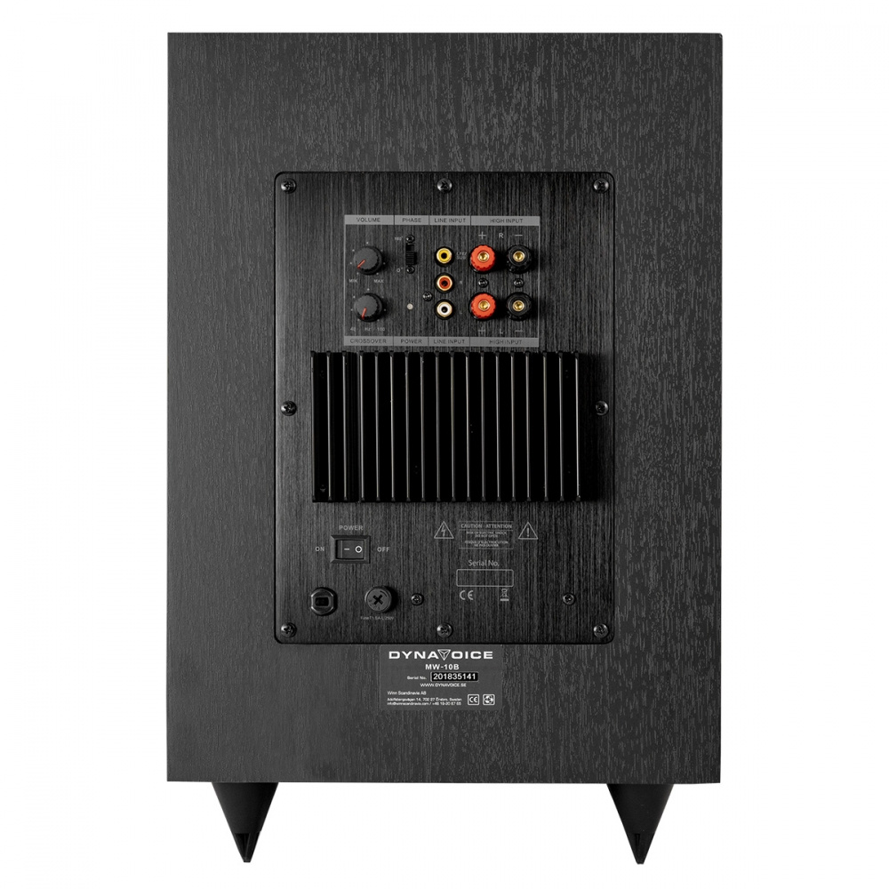 System One S15B & Dynavoice Magic MW10 2.1 kaiutinpaketti, musta