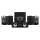 Dynavoice Magic S-4 EX v3 5.1 högtalarpaket, svart Dynavoice Magic S-4 EX v3 5.1 högtalarpaket, svart
