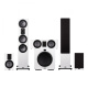 Magnat Signature 607 5.1 högtalarpaket, vit Magnat Signature 607 5.1 högtalarpaket, vit