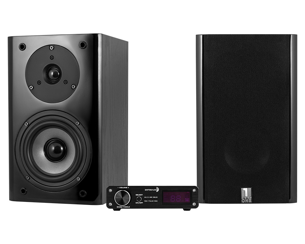 System One SB-15B & Dayton Audio DTA-PRO, stereopaket