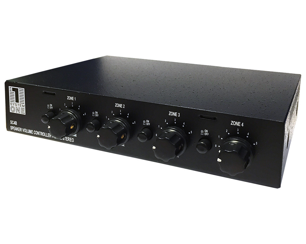 2 par System One OD570 & System One SC4B-högtalarväxel