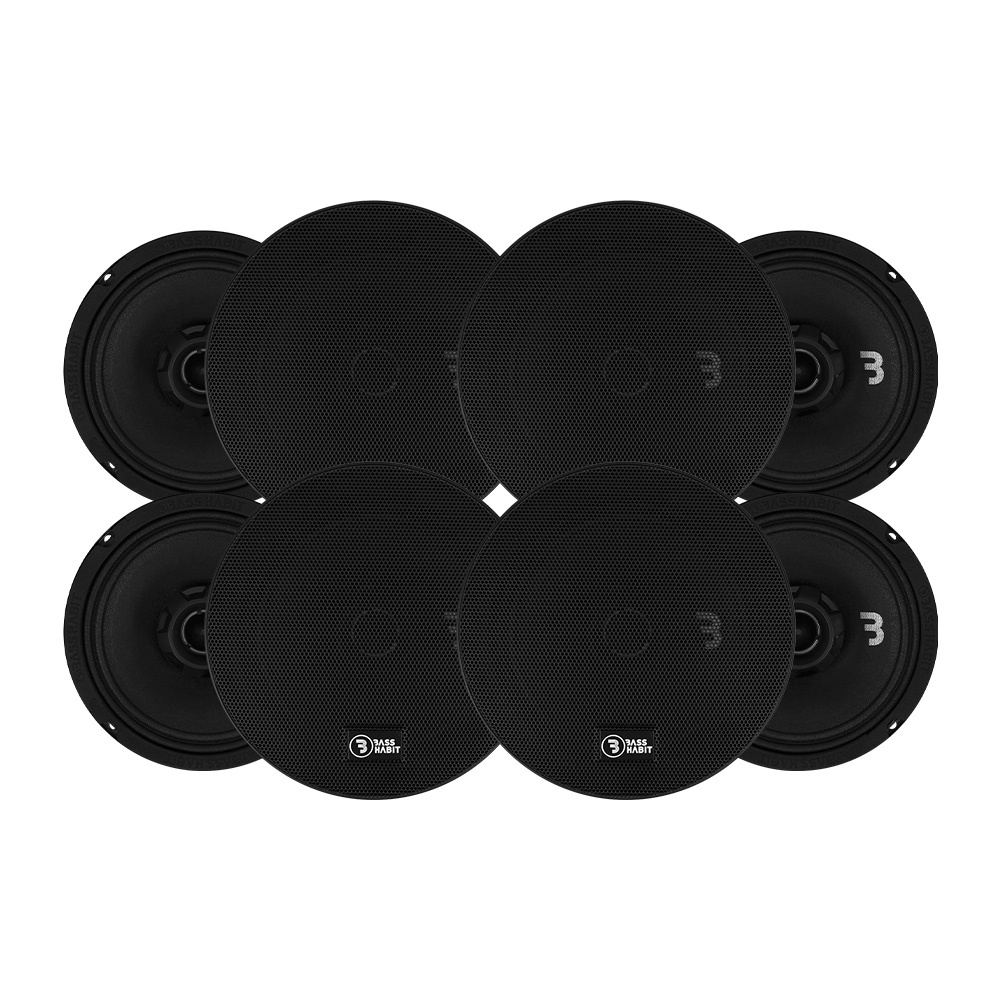 8-pack Bass Habit SPL Elite SE200CX, 8 tuuman koaksiaalikaiuttimet