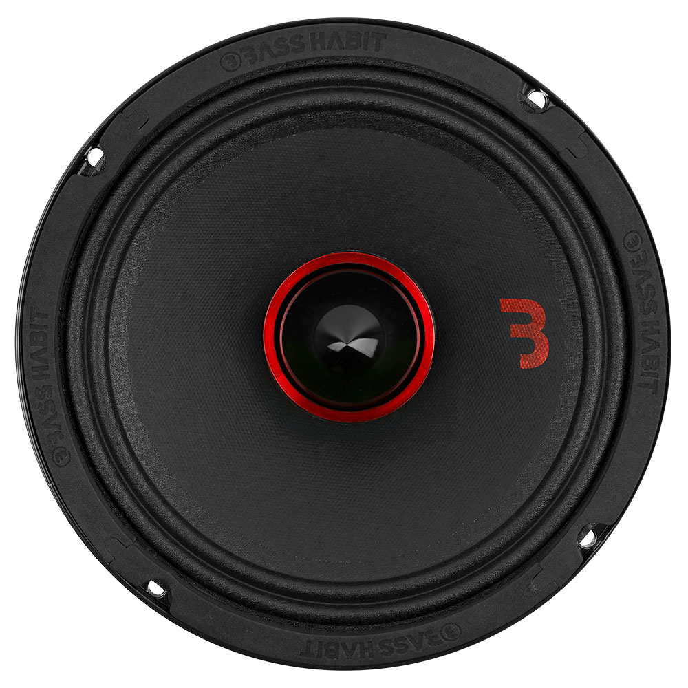 Bass Habit SPL Elite SE2200M & SE245T SPL-paketti vahvistimella, keskikoko.