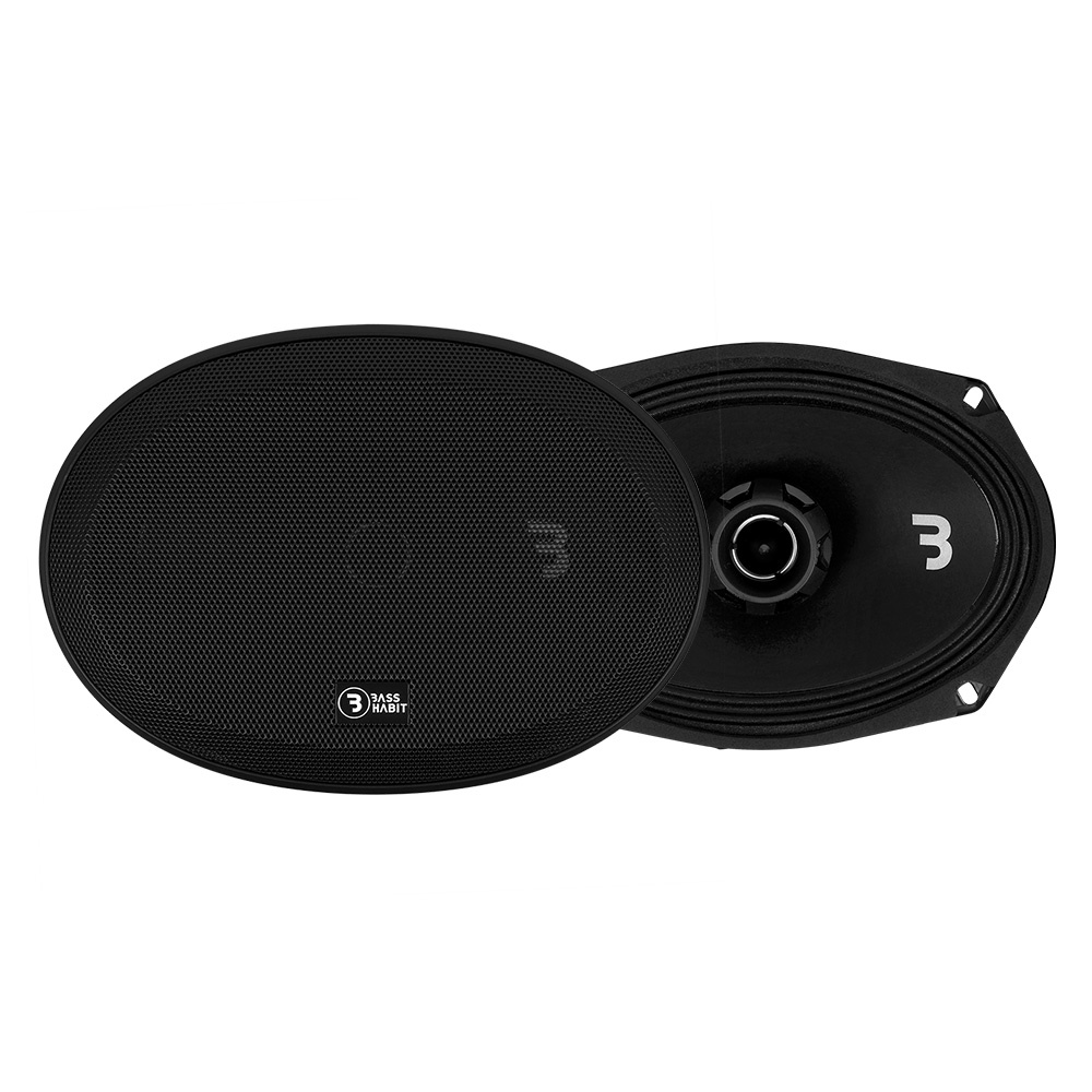 2-pack Bass Habit SPL Elite SE690CX, 6x9 tuuman koaksiaalikaiuttimet